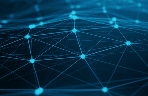 chain of custody illustration of nodes connected.