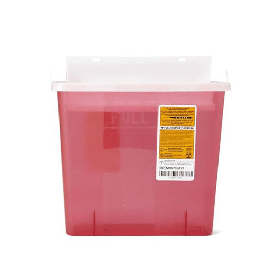 5qt Sharps (Wall Mountable - Brackets not included)2